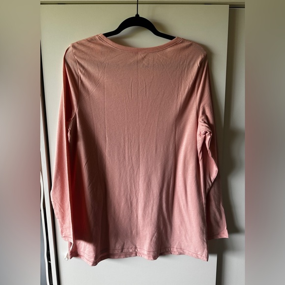 No Boundaries Soft Pink Long Sleeve Tee - Picture 2 of 4